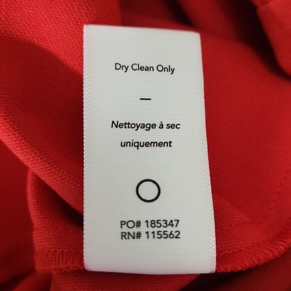 Likely Women's Red Studded Sleeveless Manhattan Bodycon Mini Dress Size 2 - Picture 10 of 11